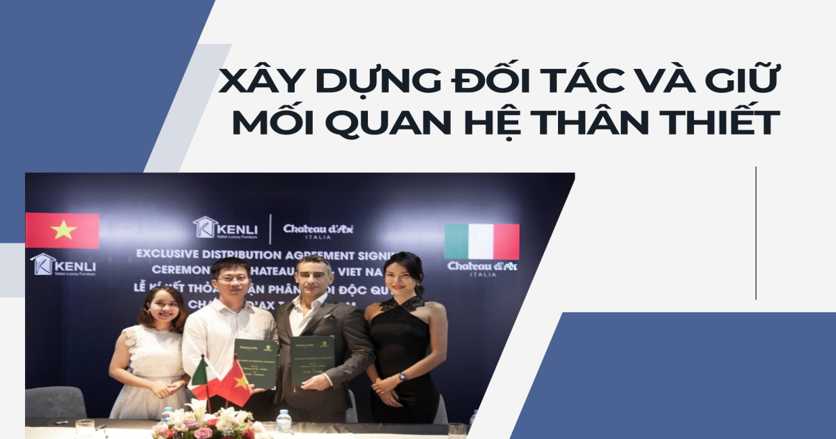 Xây dựng Đối tác và giữ mối quan hệ thân thiết